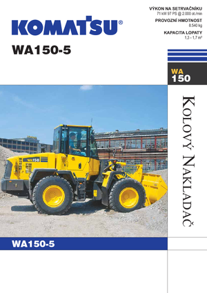 Колесни товарачи Komatsu WA150-5