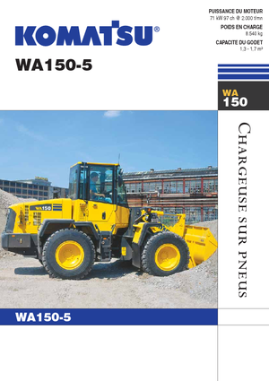 Колесни товарачи Komatsu WA150-5