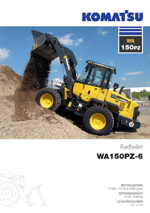 Колесни товарачи Komatsu WA150PZ-6