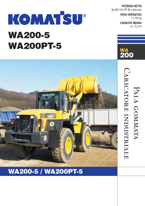 Колесни товарачи Komatsu WA200PT-5