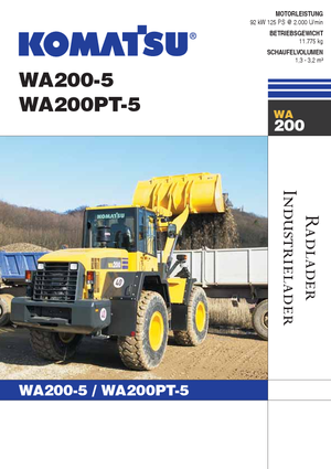 Колесни товарачи Komatsu WA200PT-5
