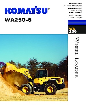 Колесни товарачи Komatsu WA 250-6