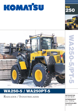 Колесни товарачи Komatsu WA250PT-5