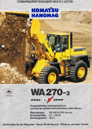 Колесни товарачи Komatsu WA270-3 active