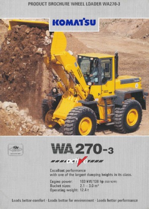 Колесни товарачи Komatsu WA 270-3