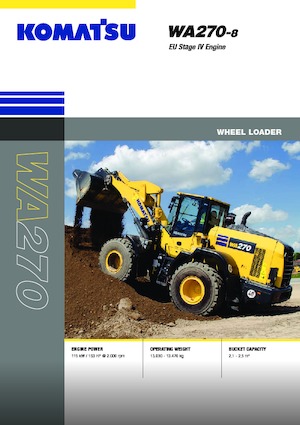 Колесни товарачи Komatsu WA270-8E0