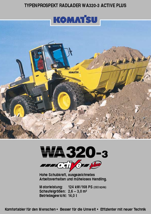 Колесни товарачи Komatsu WA320-3 active Plus