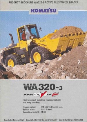 Колесни товарачи Komatsu WA 320-3