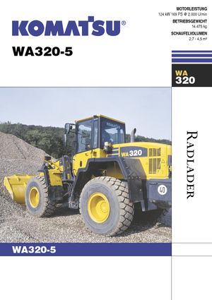 Колесни товарачи Komatsu WA320-5