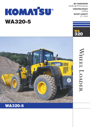 Колесни товарачи Komatsu WA320-5