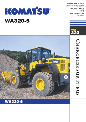 Колесни товарачи Komatsu WA320-5