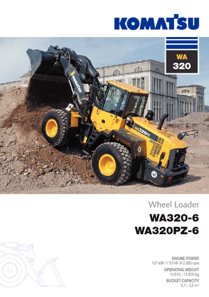Колесни товарачи Komatsu WA320-6
