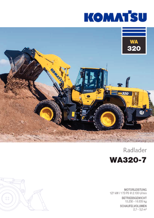 Колесни товарачи Komatsu WA320-7
