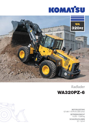 Колесни товарачи Komatsu WA320PZ-6