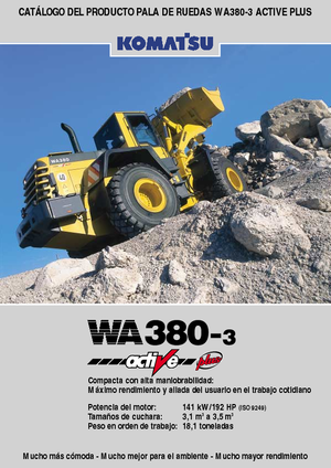 Колесни товарачи Komatsu WA380-3 active Plus