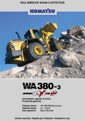 Колесни товарачи Komatsu WA380-3 active Plus