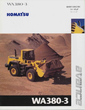 Колесни товарачи Komatsu WA 380-3