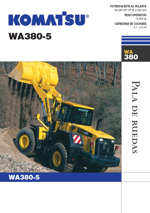 Колесни товарачи Komatsu WA380-5