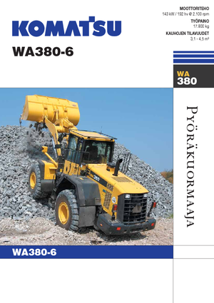 Колесни товарачи Komatsu WA380-6
