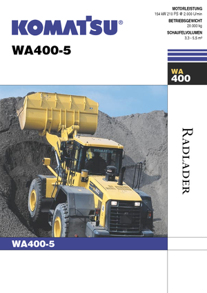 Колесни товарачи Komatsu WA400-5