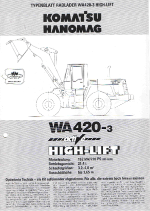 Колесни товарачи Komatsu WA420