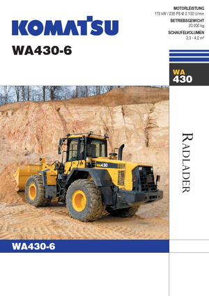 Колесни товарачи Komatsu WA430-6E0