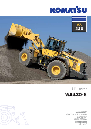 Колесни товарачи Komatsu WA430-6E0