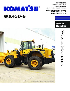 Колесни товарачи Komatsu WA 430-6