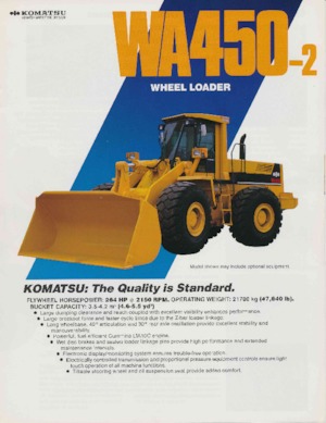 Колесни товарачи Komatsu WA 450-2