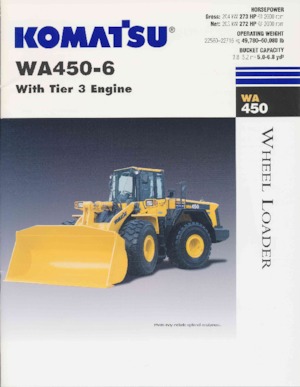 Колесни товарачи Komatsu WA 450-6
