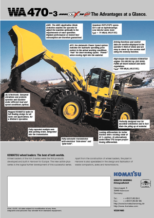 Колесни товарачи Komatsu WA470-3 active Plus