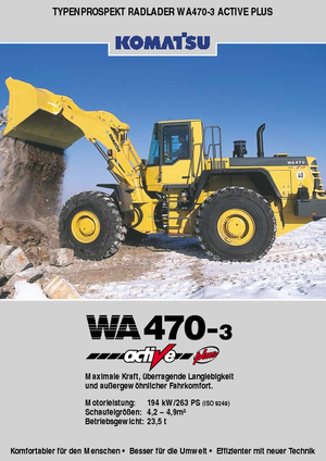 Колесни товарачи Komatsu WA470-3 Magnum active Plus