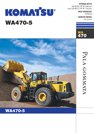 Колесни товарачи Komatsu WA470-5