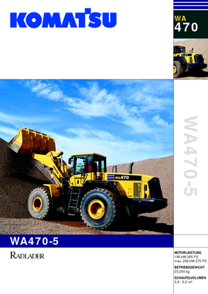 Колесни товарачи Komatsu WA470-5