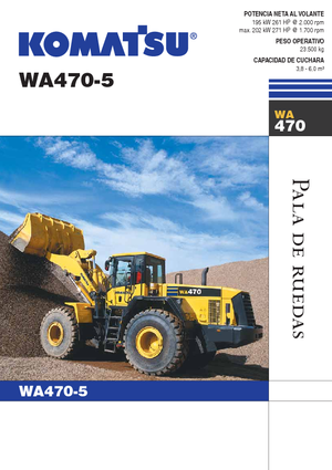 Колесни товарачи Komatsu WA470-5