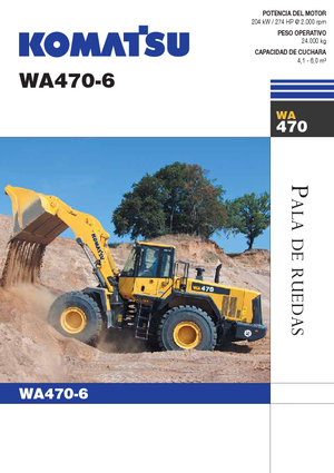 Колесни товарачи Komatsu WA470-6