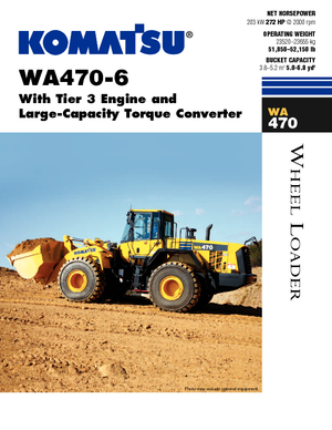 Колесни товарачи Komatsu WA470-6