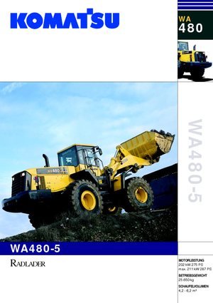 Колесни товарачи Komatsu WA480-5