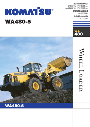 Колесни товарачи Komatsu WA480-5