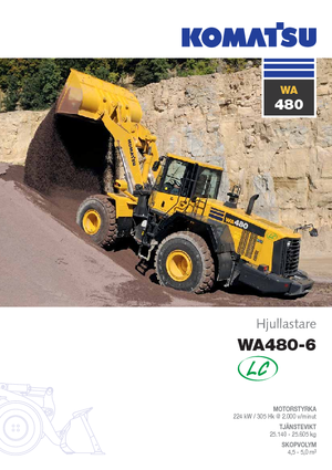 Колесни товарачи Komatsu WA480-6