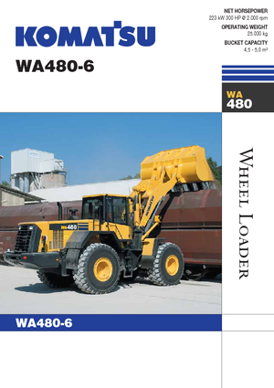 Колесни товарачи Komatsu WA480-6