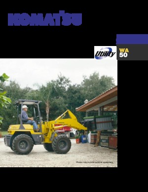 Колесни товарачи Komatsu WA 50-3