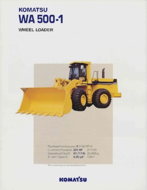 Колесни товарачи Komatsu WA 500-1