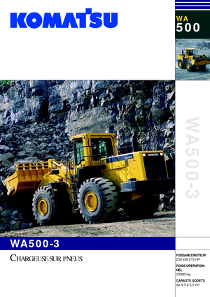 Колесни товарачи Komatsu WA500-3