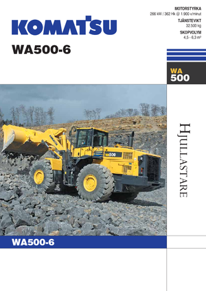 Колесни товарачи Komatsu WA500-6