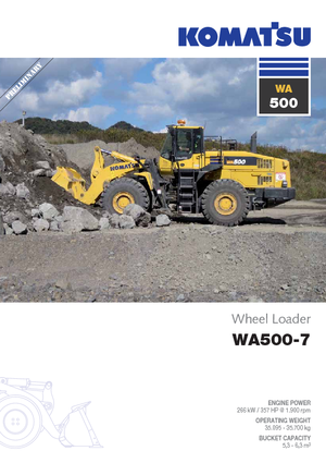 Колесни товарачи Komatsu WA500-7