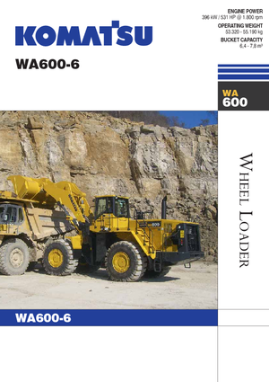 Колесни товарачи Komatsu WA600-6