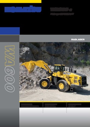 Колесни товарачи Komatsu WA600-8E0