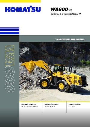 Колесни товарачи Komatsu WA600-8E0