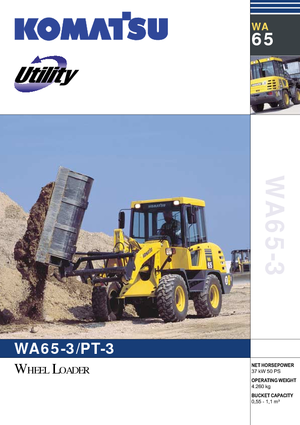 Колесни товарачи Komatsu WA65-3